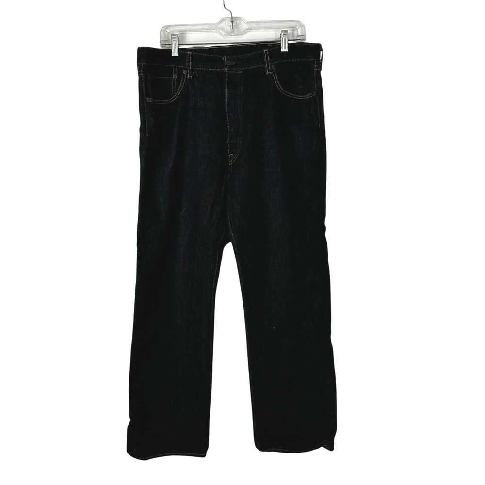 Levi's 501 Jeans‎ Mens 36x31" Original Button Fly Black 100% Cotton
